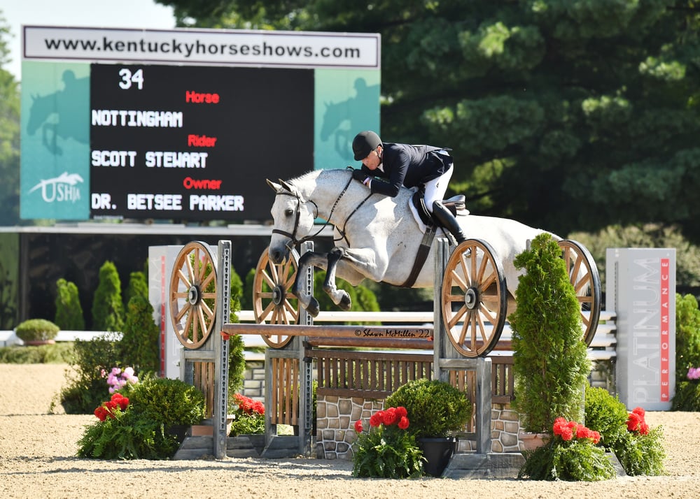 John French and Snow Day Snatch 3'6” Green Hunter Championship